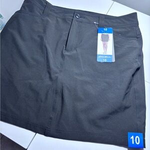 Eddie Bauer women’s black skort size 10 nwt